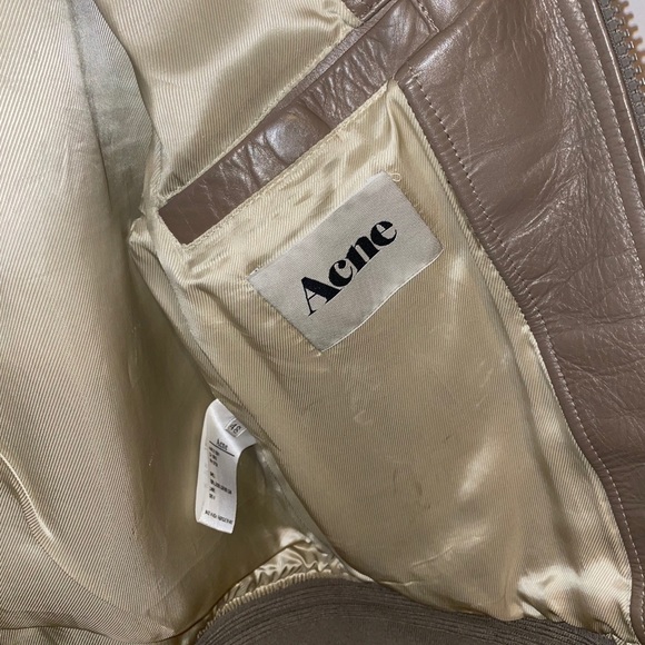 Acne Studios Brown Leather Jacket (48)